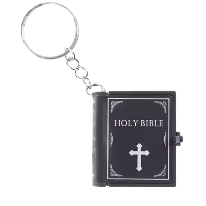 Llavero de la biblia en miniatura
